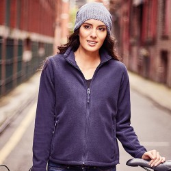 Plain Fleece Jacket Ladies Outdoor Russell 320 GSM